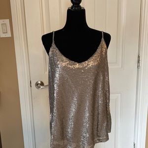 Sparkle beaded dressy tank top.  Joe Fresh.